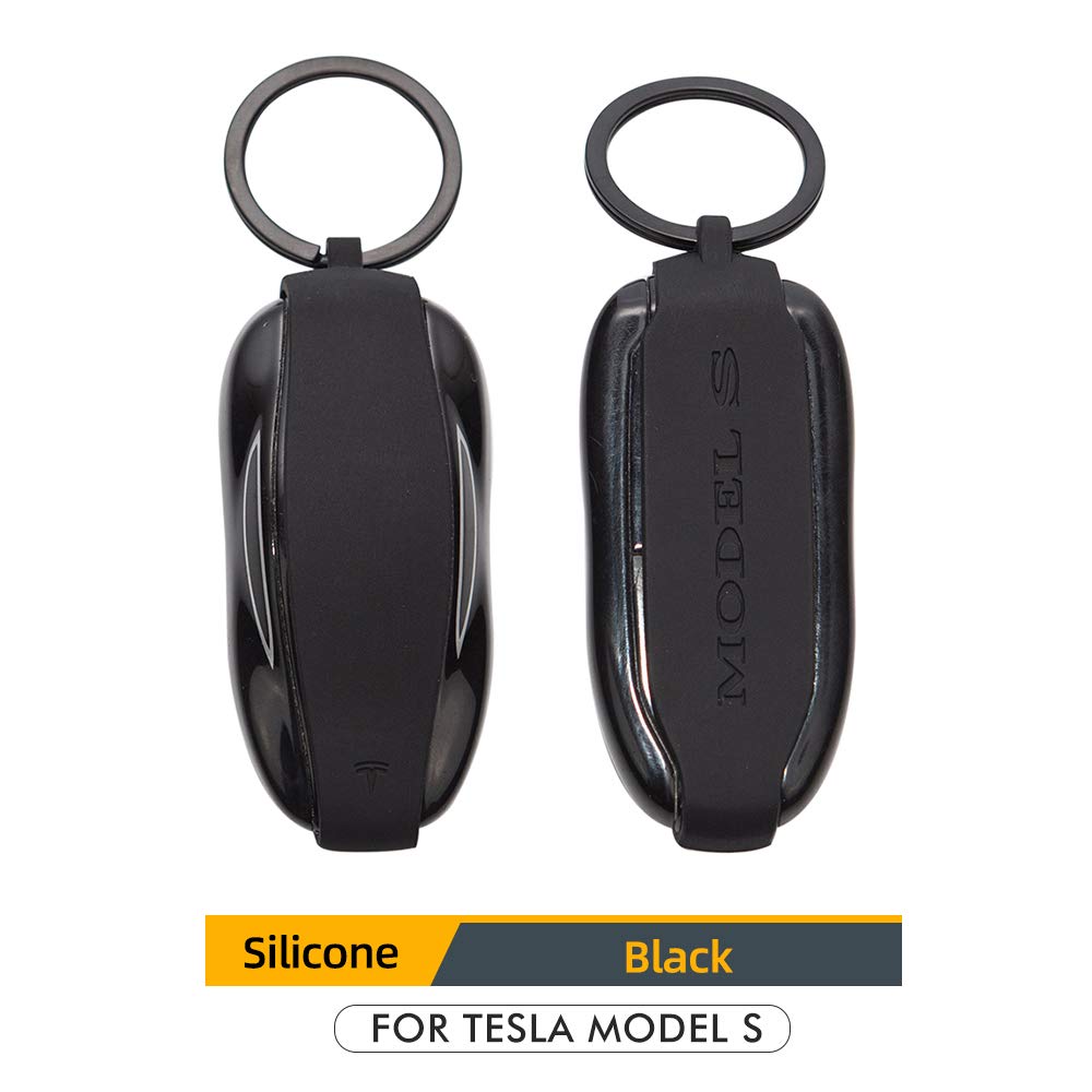 Tesla Gear Model S black silicone cover ready for everyday use.