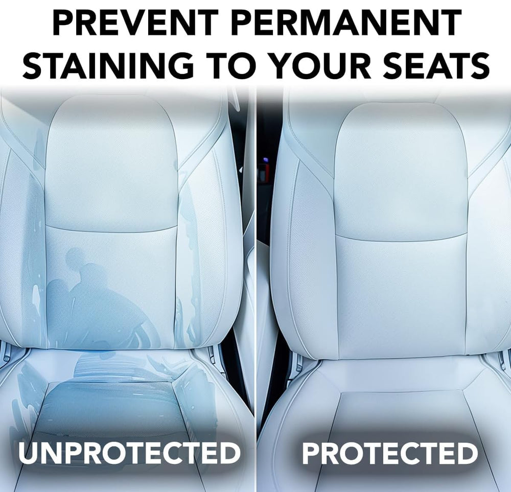TesLiner leather coating application with cloth shows smooth, even coverage