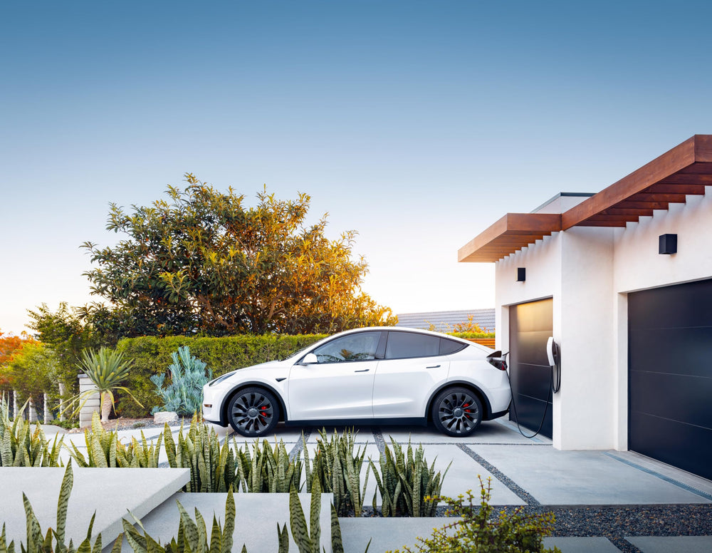 Tesla Wall Connector delivers up to 44 miles of range per hour of charging.