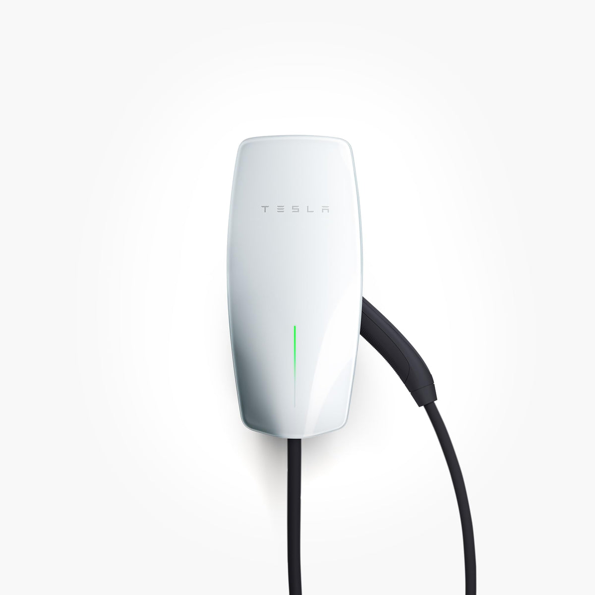 Tesla Wall Connector installed outdoors for versatile charging in all weather.