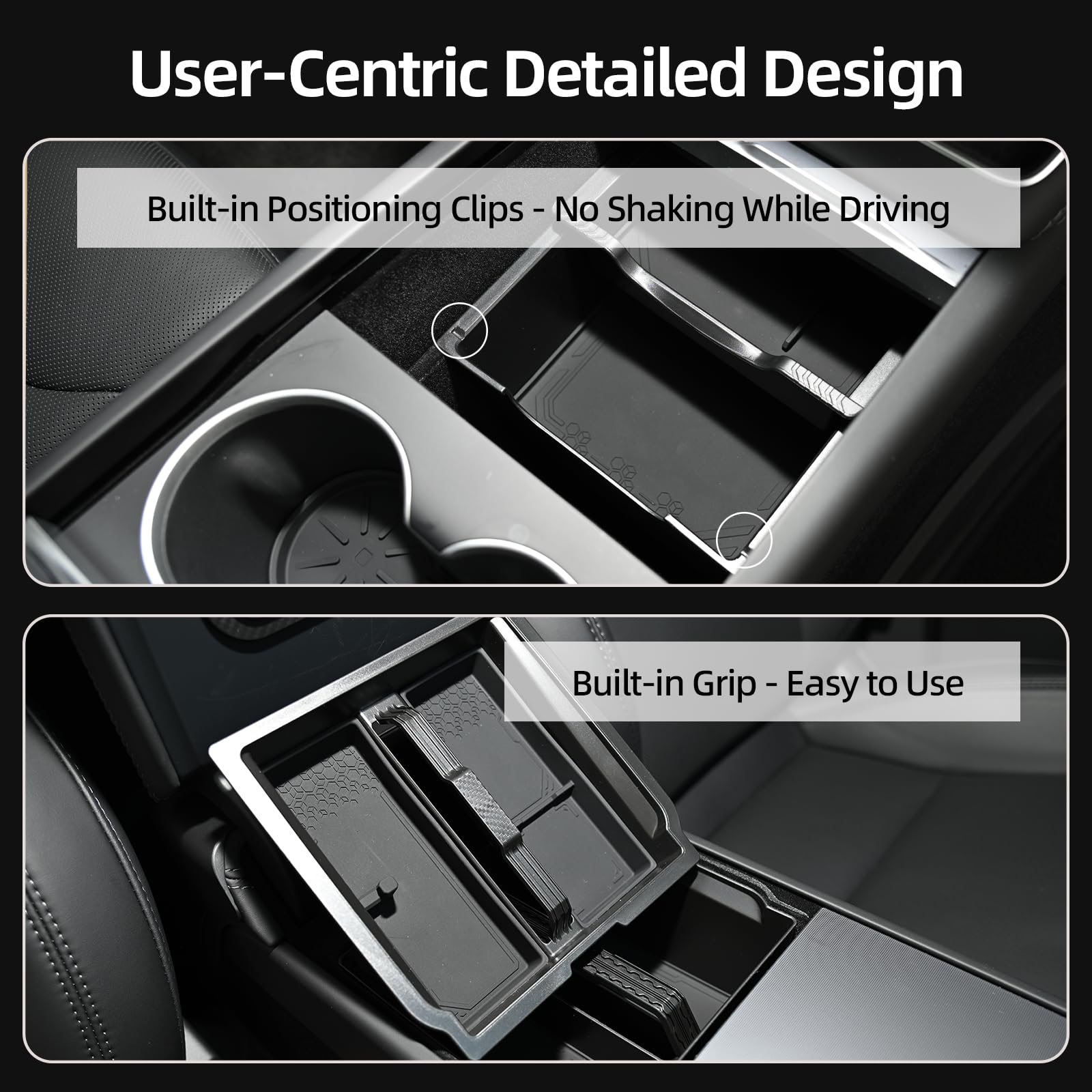 Tespace waterproof ABS surface keeps interiors clean and easy to wipe
