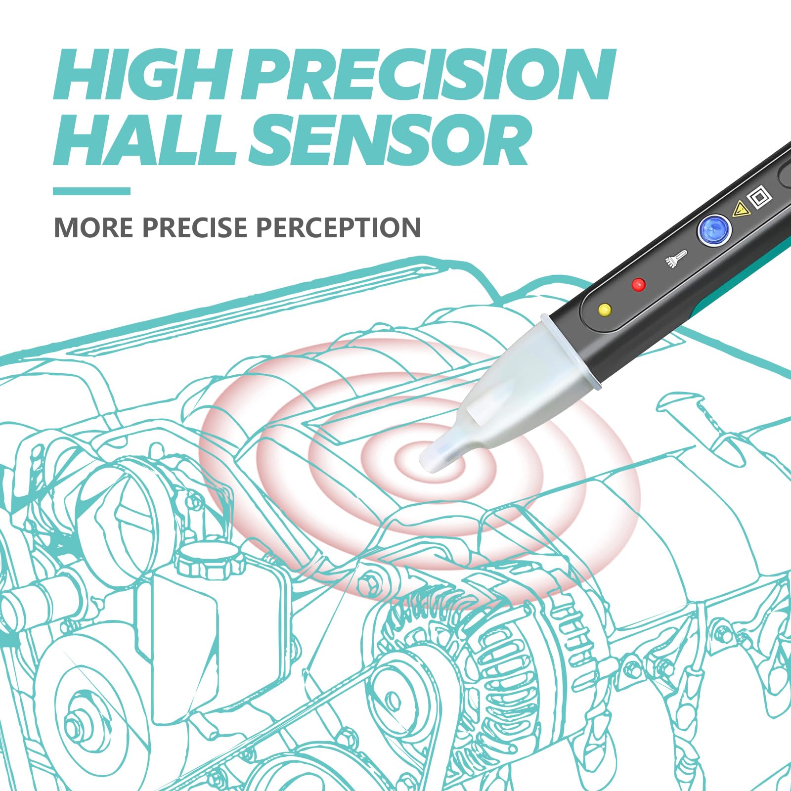 TesterOn non-contact diagnosis sensor enables safe engine signal analysis