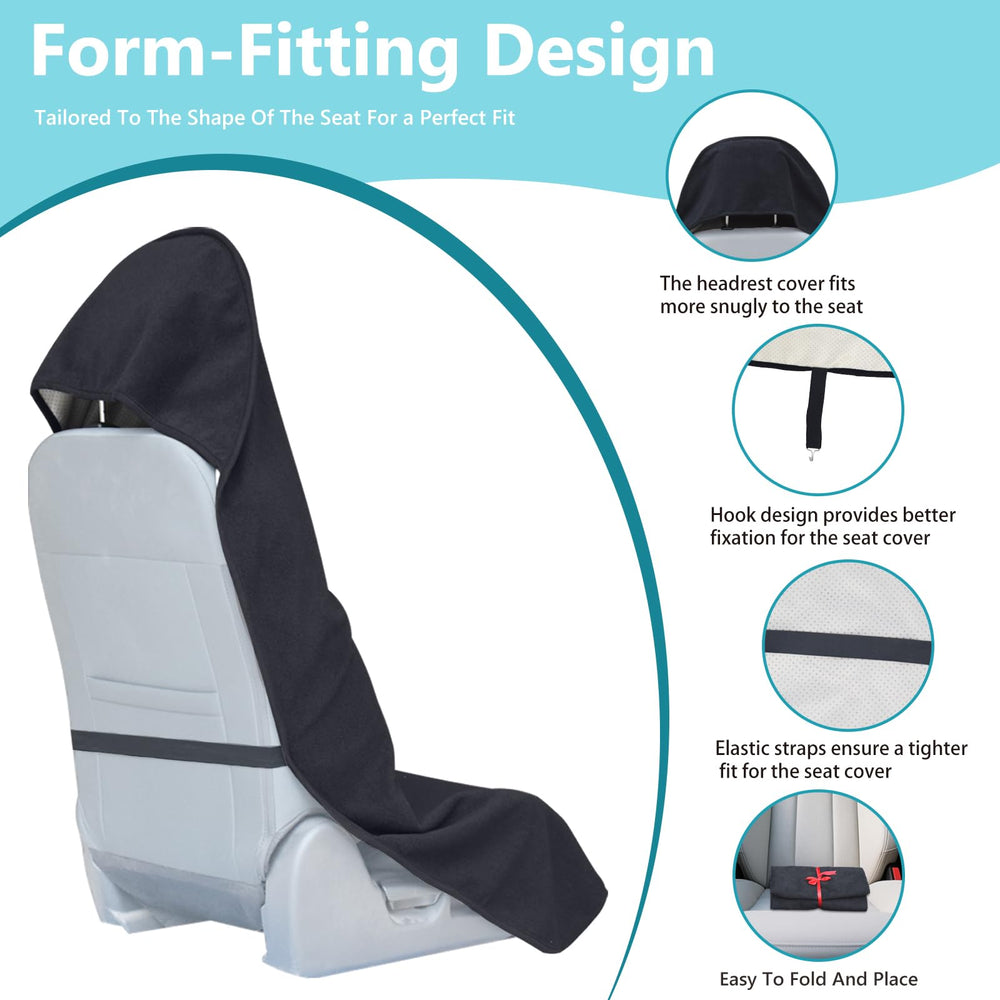 Teuaktty universal fit with adjustable straps for cars, trucks, Jeeps