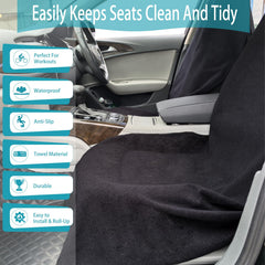Teuaktty sweatproof seat protector keeps seats dry after workouts.