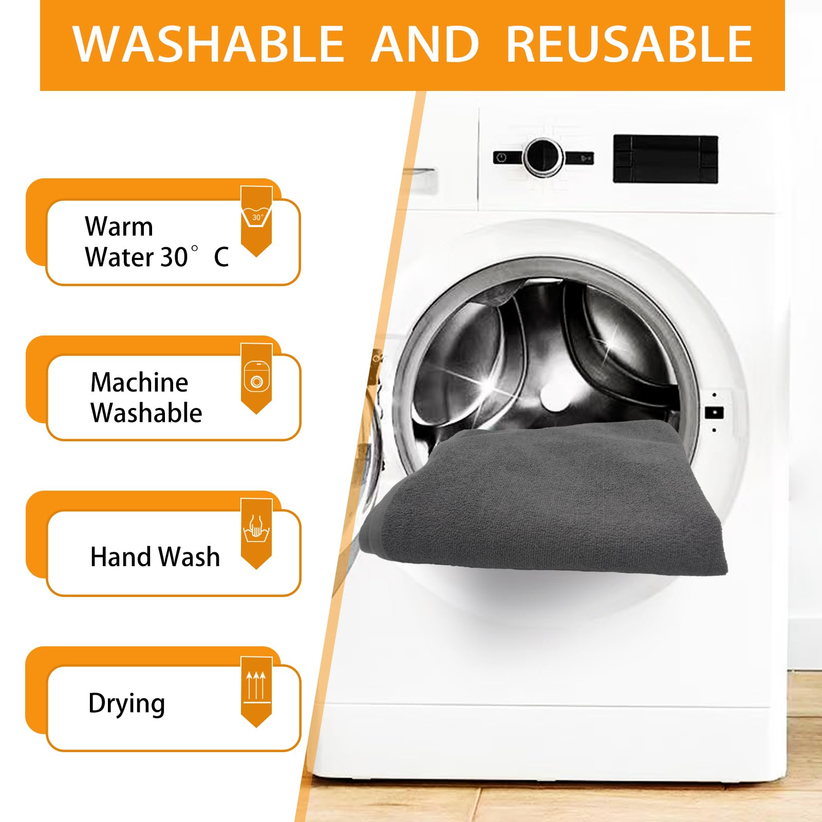 Teuaktty machine-washable seat cover cleans easily after adventures.