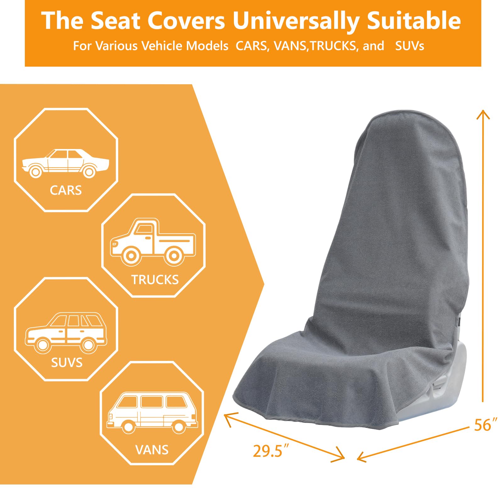 Teuaktty fitness sweat-absorbent cover dries fast after workouts.