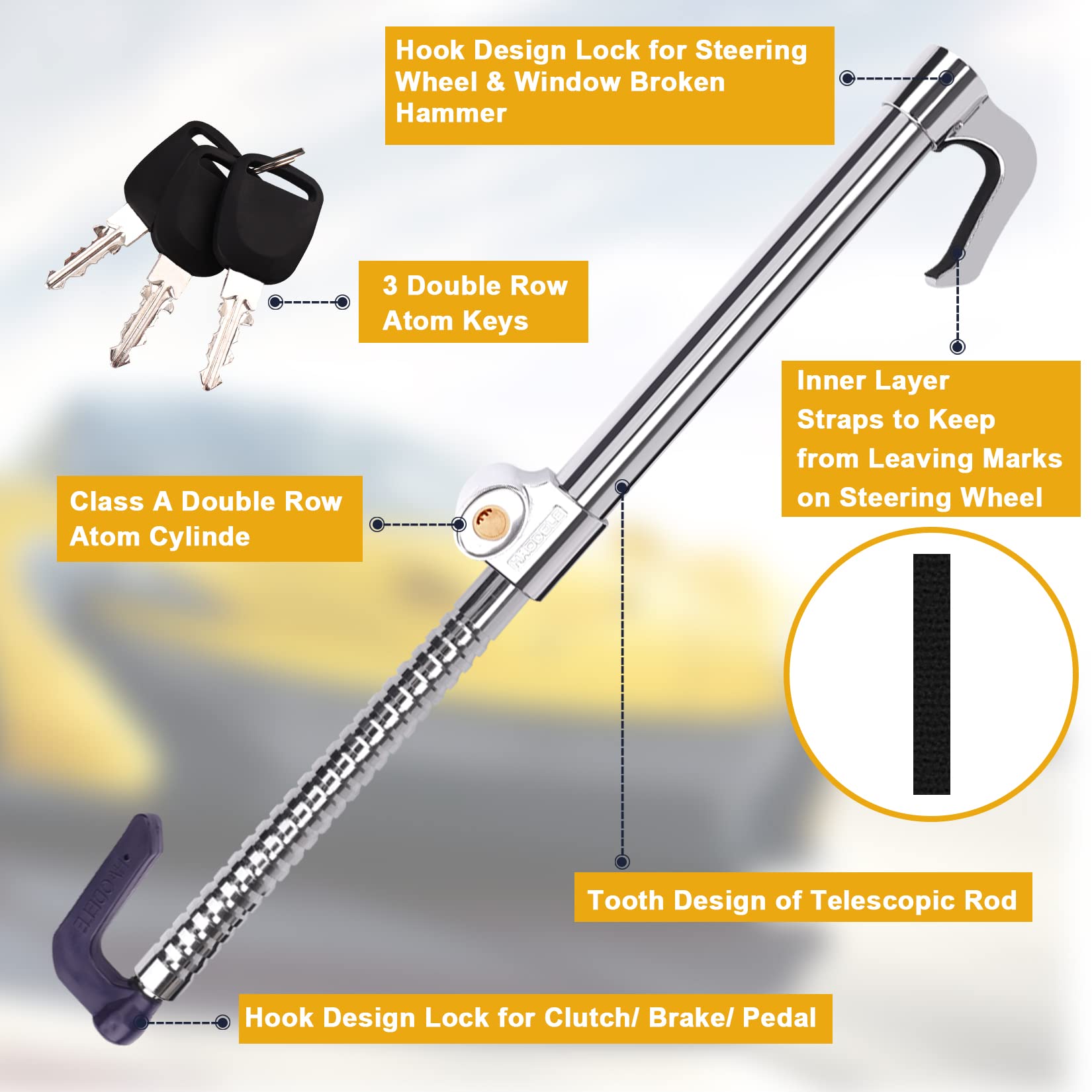 Tevlaphee double-lock cylinder enhances security while deterring tampering