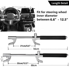 Tevlaphee lock in telescoping configuration, enabling quick 3-5 second installation.