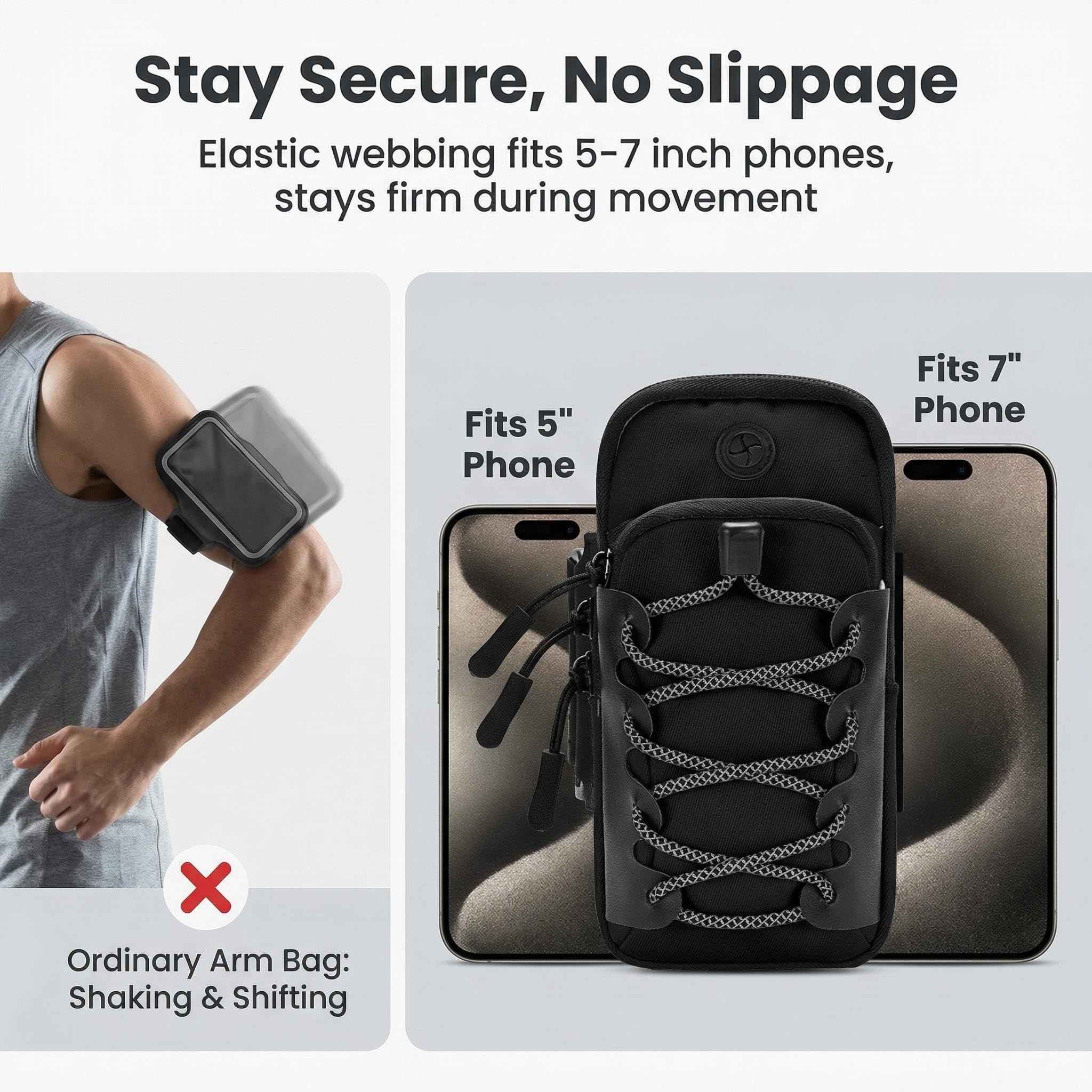 Tfuehn bag mounted on bike side, easy access to phone and keys