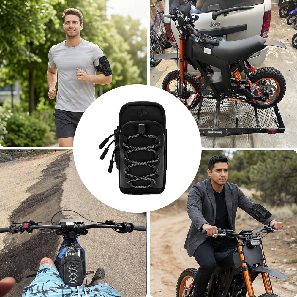 Tfuehn weatherproof frame bag, protects belongings on rugged rides