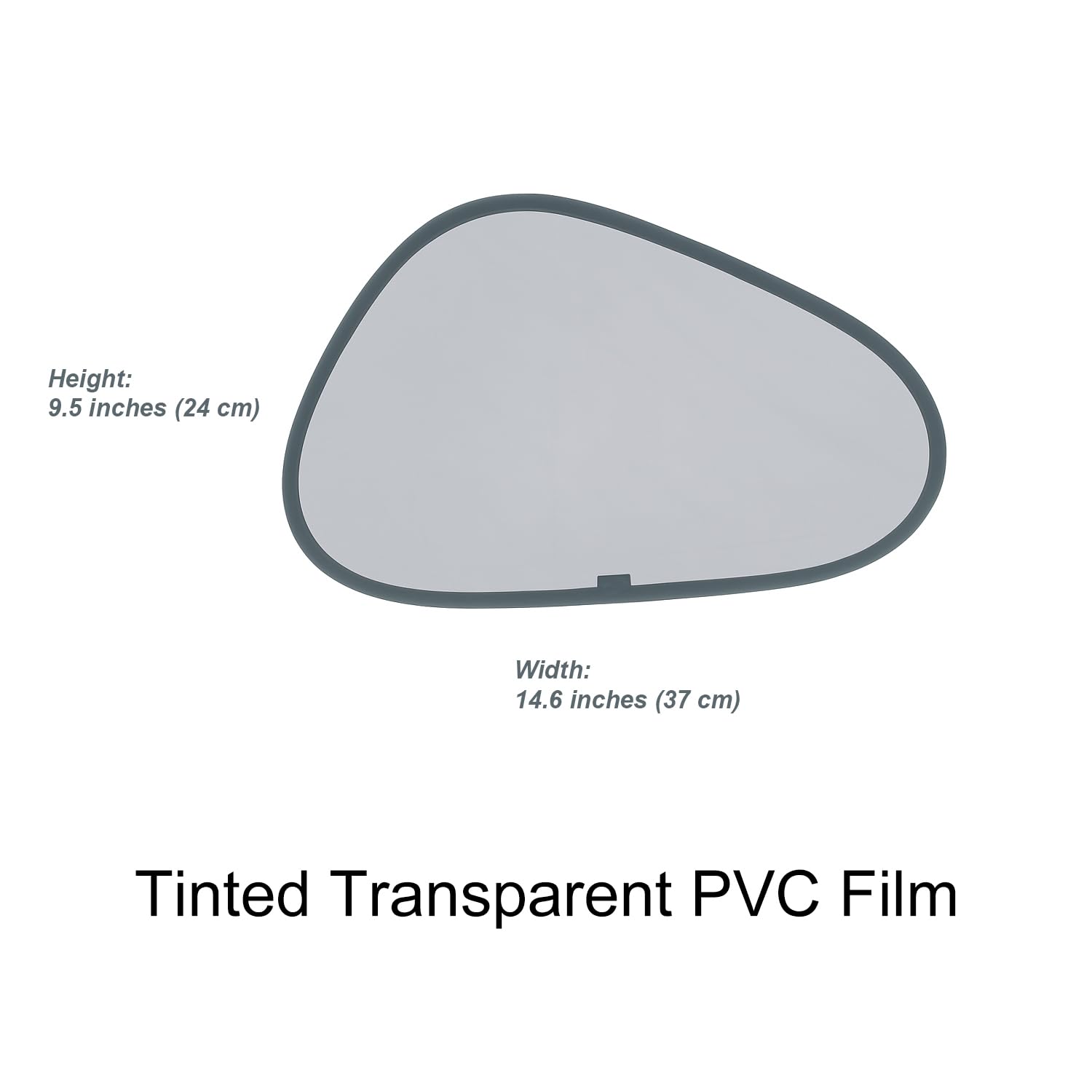 TFY car side window sun shade on right window blocking glare and reducing heat.