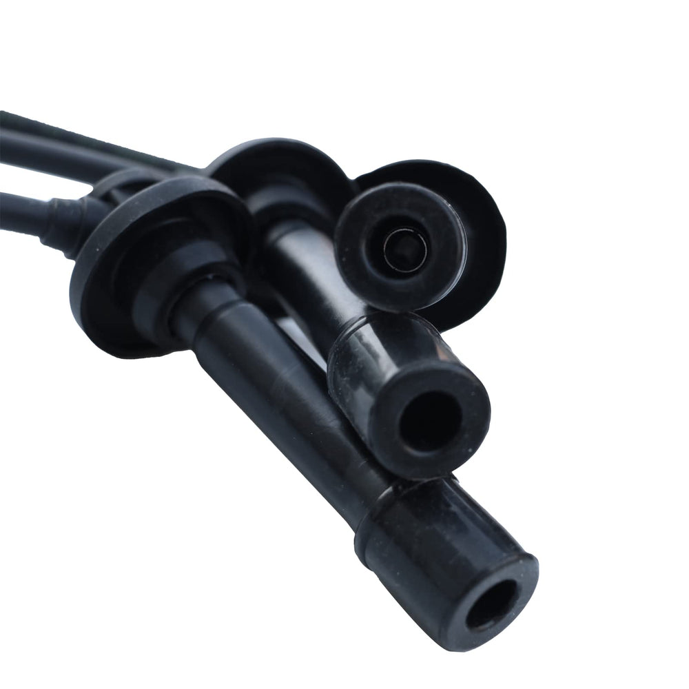 TGGKKPARTS spark plug wire kit silicone sleeve close-up shows heat and moisture protection.
