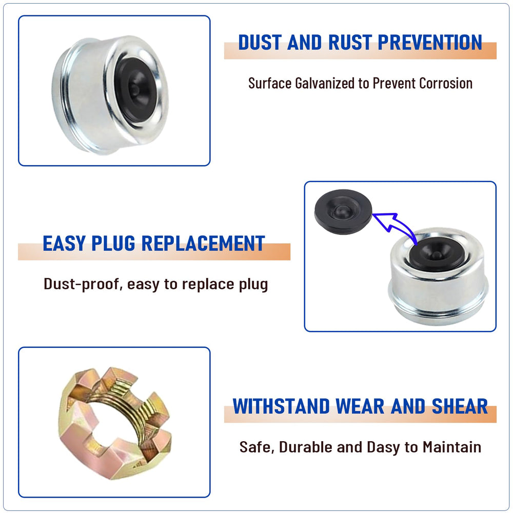 Tgkjmad 8-lug hub fit showing compatibility with common trailers