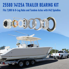 Tgkjmad bearing-kit-contents with seals and bearings ready for replacement