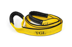 TGL tree saver strap 3in-8ft in use around a tree for winch protection