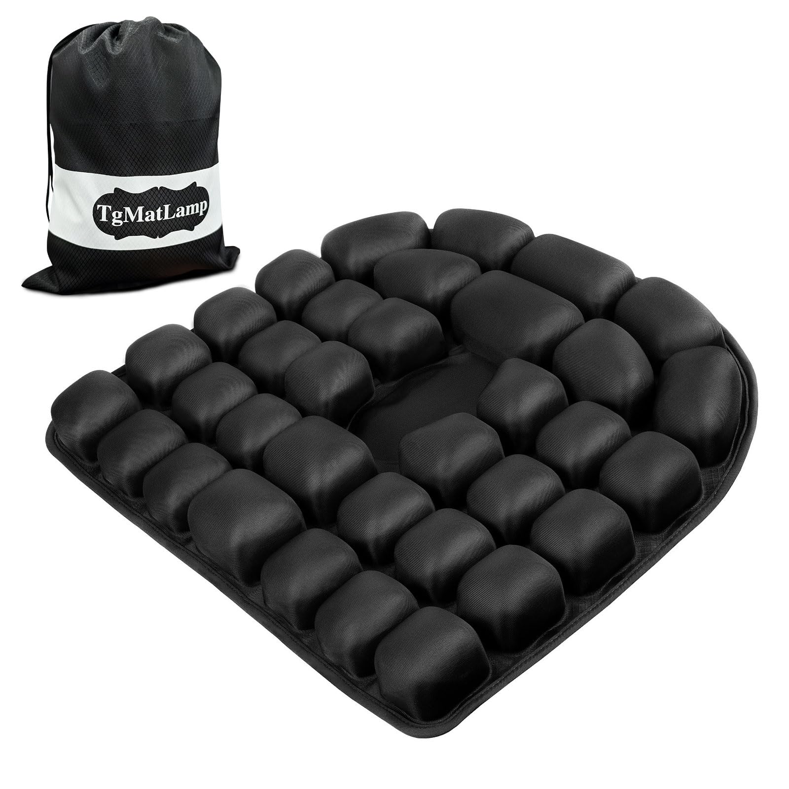 TgMatLamp Travel Seat Cushion compact form for easy transport and quick relief.