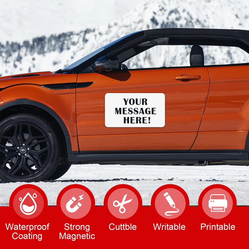 Thaibear blank car magnets suitable for vehicle advertising and HOA signage.