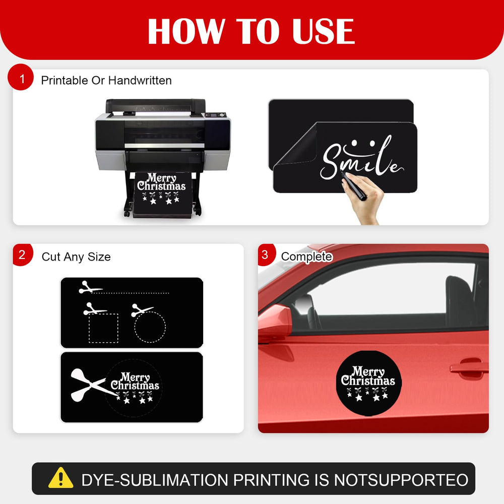 Thaibear customizable blank magnet sheet ready for logo printing with inkjet surfaces.