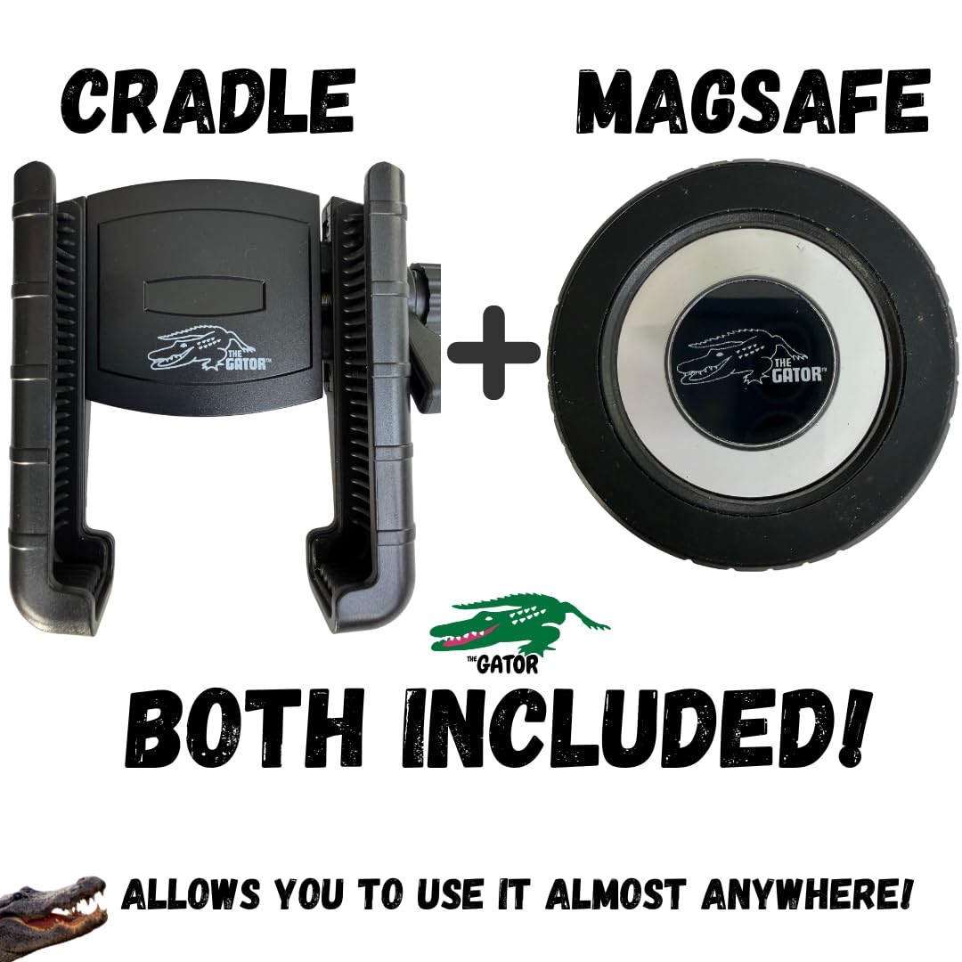 THE GATOR magsafe rings included boost versatility for cars and outdoor setups.