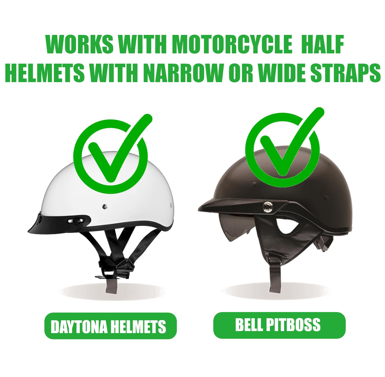 The Helmet Shop padded perforated speaker cut-out enhances clarity at highway speeds.