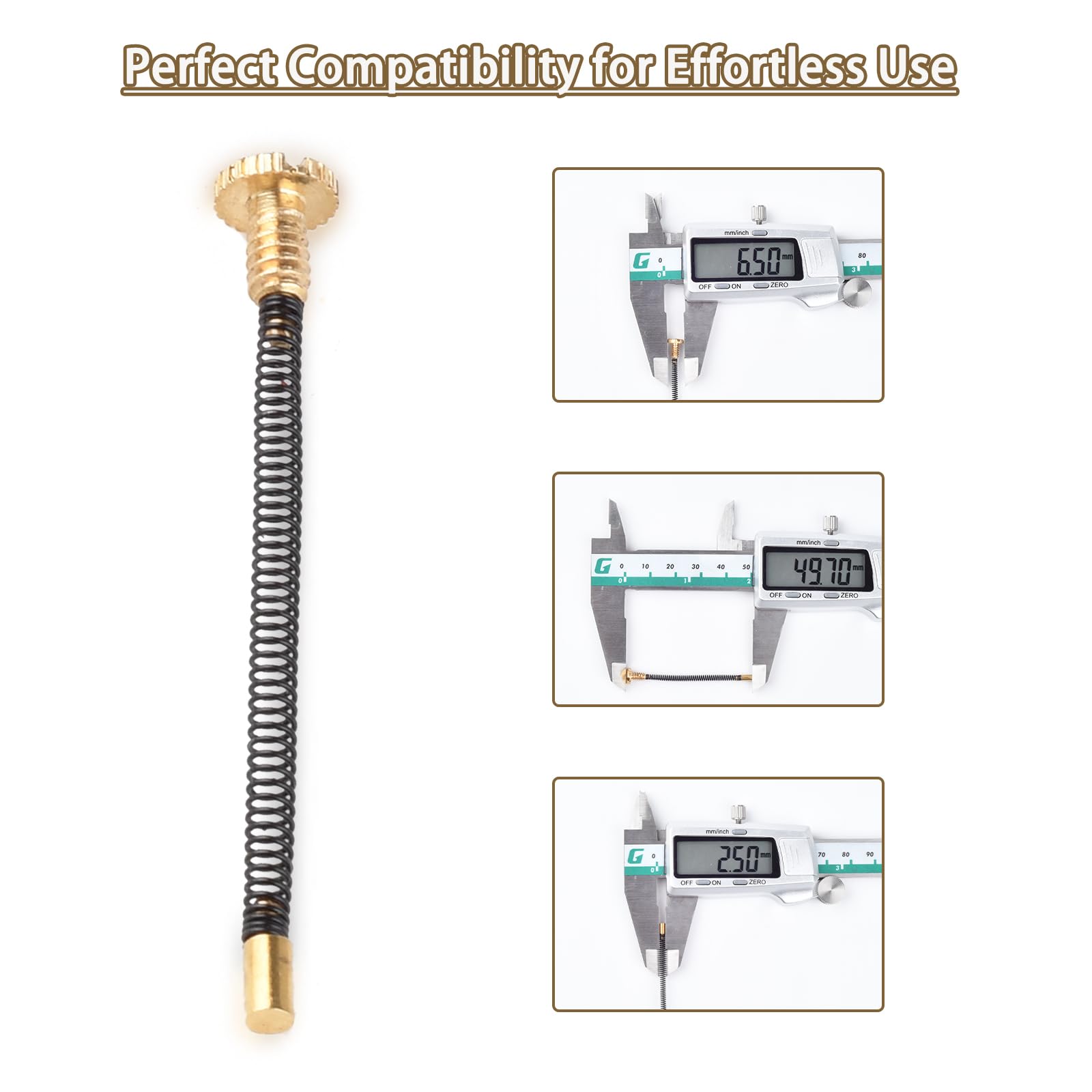 The Left Bridge flint spring and screw pack enables smooth ignition