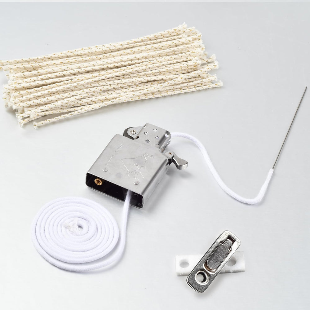 The Left Bridge lighter cotton wool kit keeps components clean