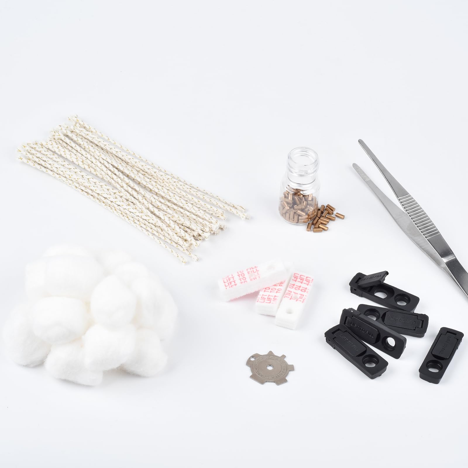 The Left Bridge Lighter Repair Kit all components laid out for a complete fix