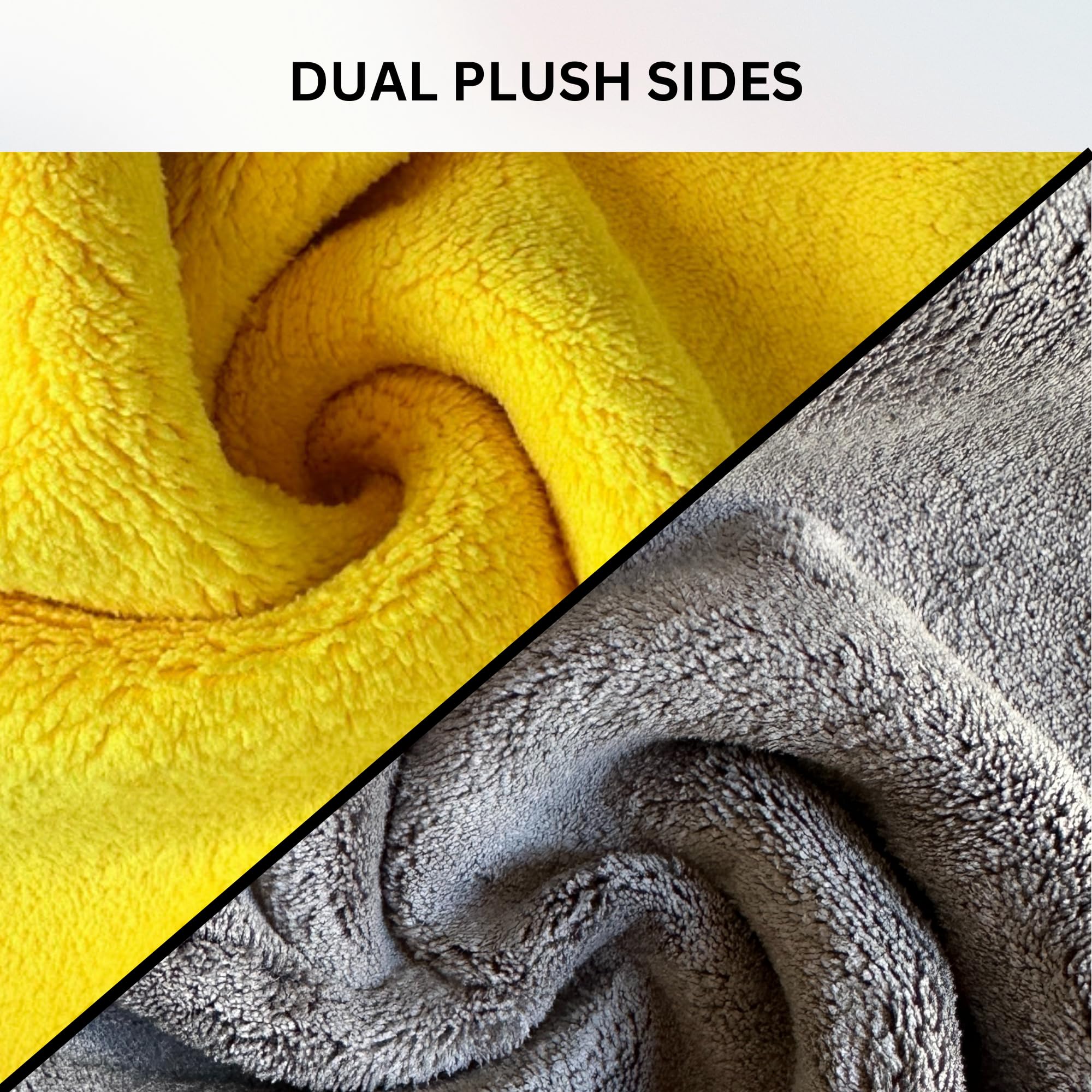 The Pro Stuff durable reusable towel maintains plush feel through multiple detailing sessions.