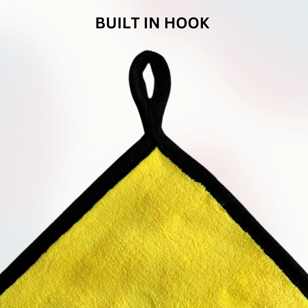 The Pro Stuff 16x16 inch towels fit standard detailing kits and trays.