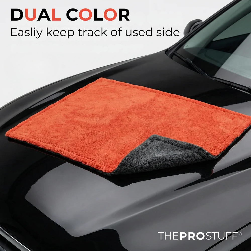 Towel is odor-resistant and built to last through 500+ washes.