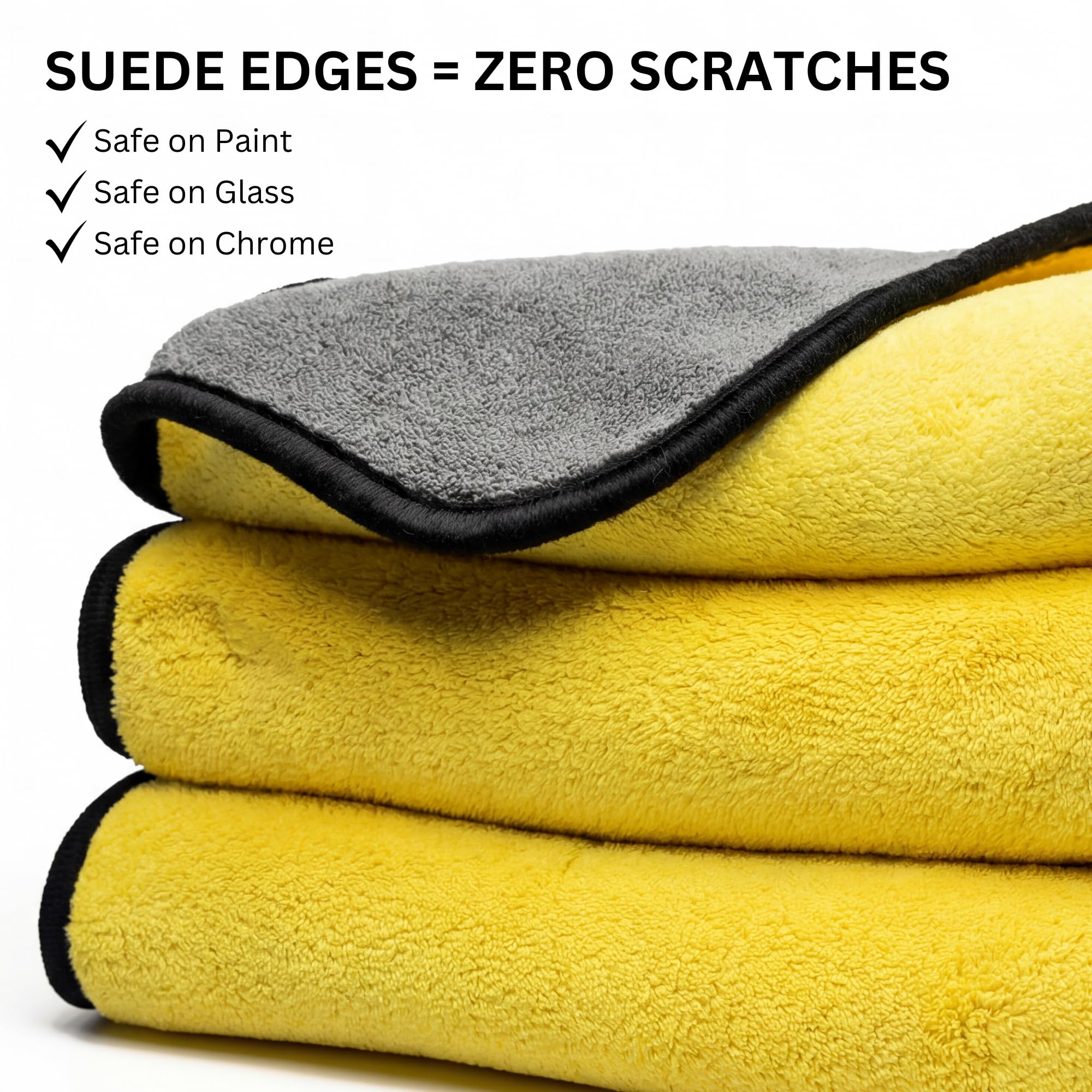 The Pro Stuff towel set supports waxing, polishing, buffing, and interior touch-ups.