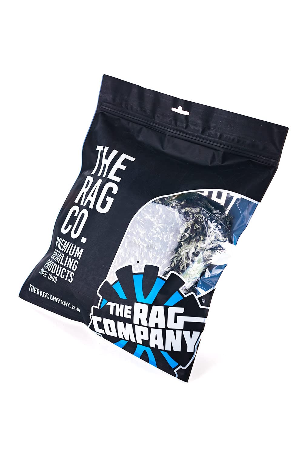 The Rag Company Cyclone Ultra Wheel Mitt edgeless design for easier use.