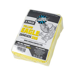 The Rag Company Eagle Edgeless 350 towel applying wax for an even buff.