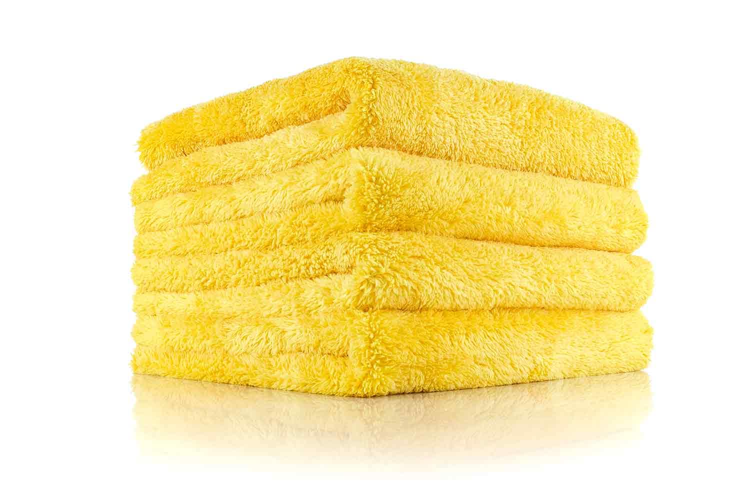 The Rag Company Eagle Edgeless 500 pack shot shows a premium microfiber detailing towel set for easy inventory assessment