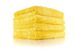 The Rag Company Eagle Edgeless 500 pack shot shows a premium microfiber detailing towel set for easy inventory assessment