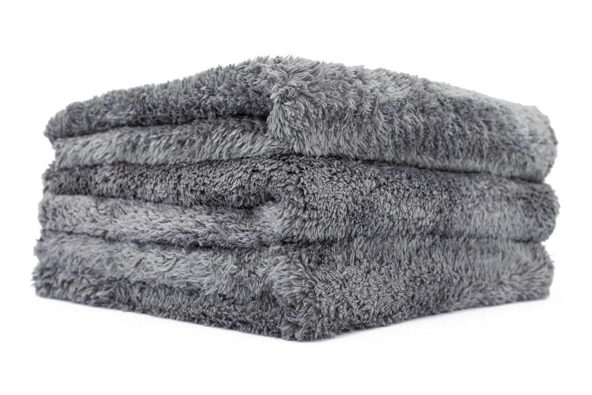 The Rag Company Eagle Edgeless 600 detailing towel for streak-free buffing.