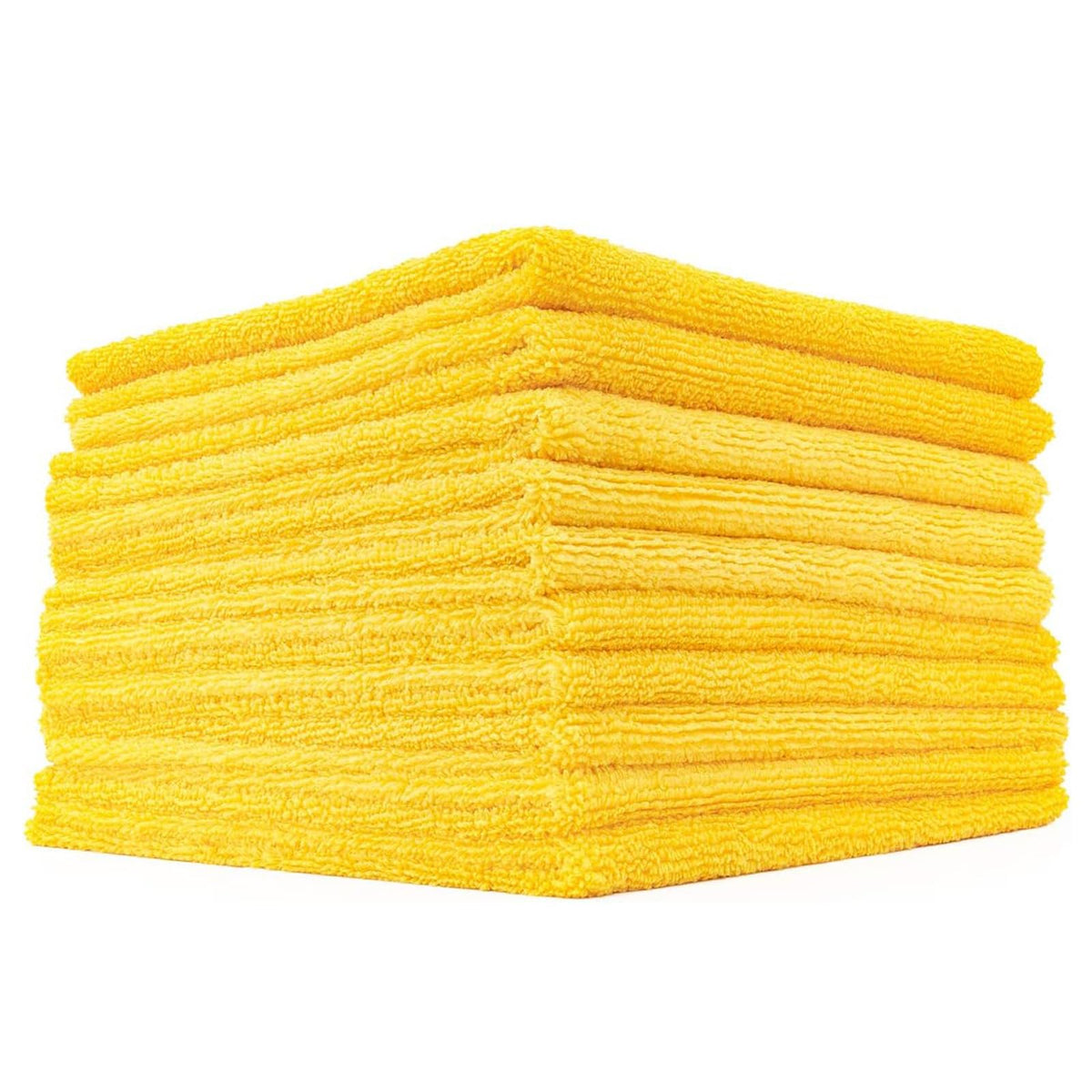 The Rag Company edgeless 365 towel folded for scratch-free polishing and quick detail