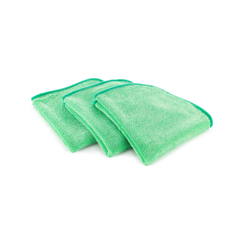 The Rag Company FTW towel on mirrors wipes away smudges for a spotless reflection.