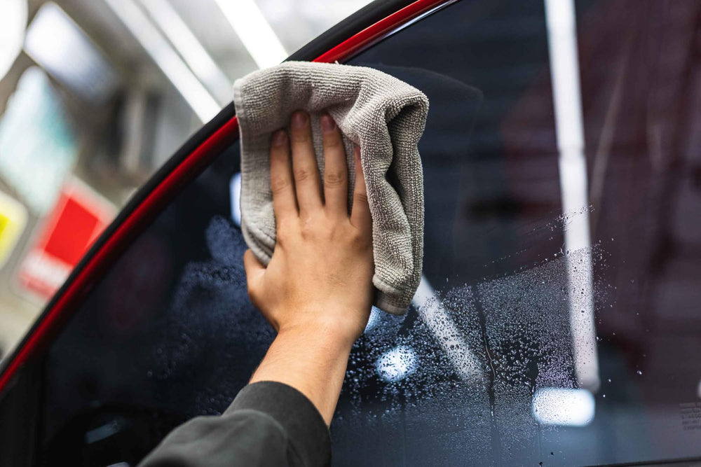 The Rag Company FTW towel's tagless design leaves surfaces scratch-free and comfortable to handle.