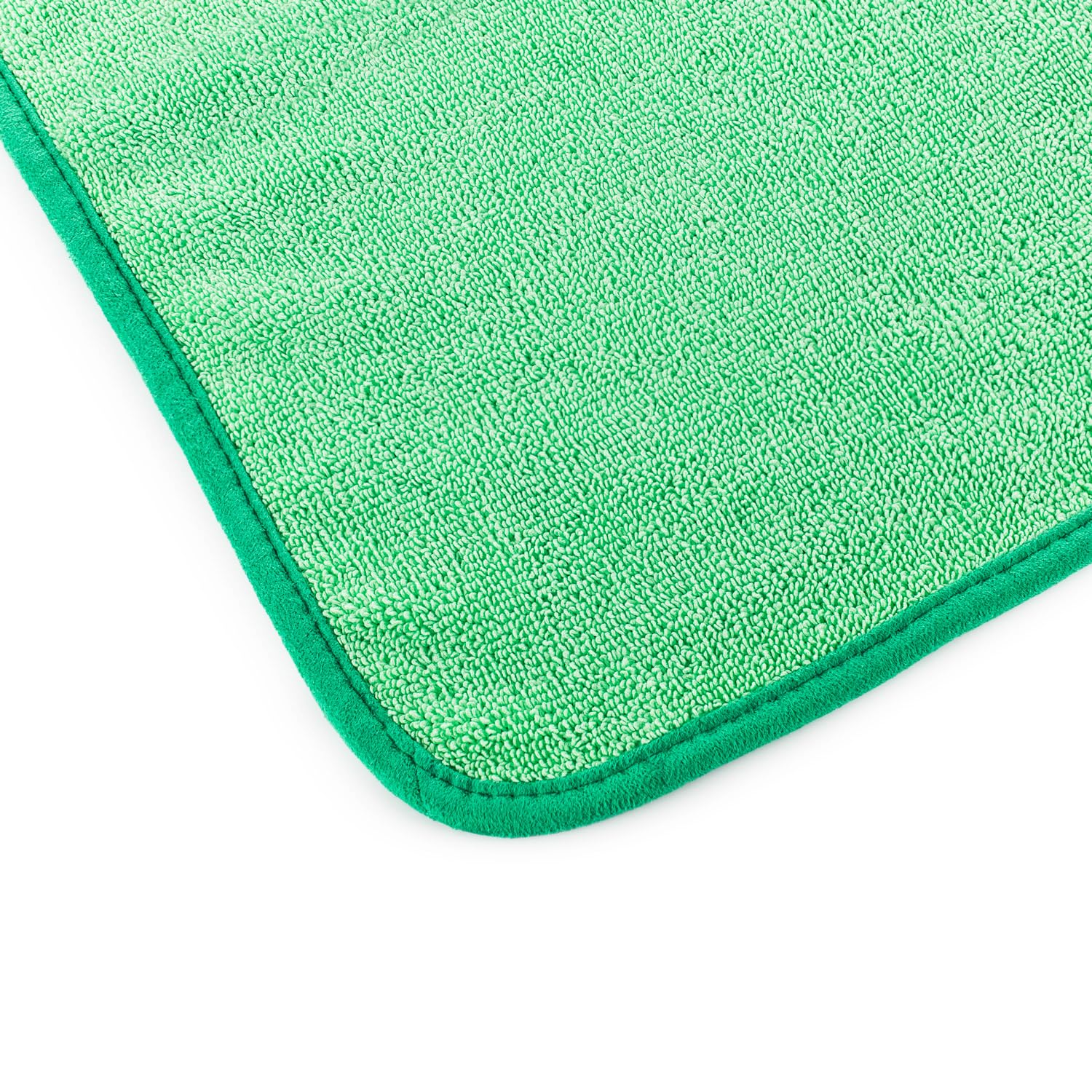 The Rag Company FTW towel on windows cleans to a crystal-clear finish, no lint.