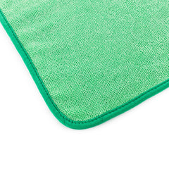 The Rag Company FTW towel on windows cleans to a crystal-clear finish, no lint.