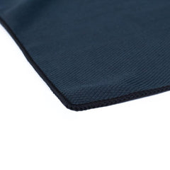 The Rag Company glass towel on windows delivers a clear, lint-free shine.