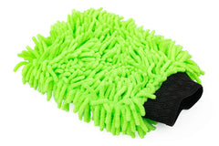 The Rag Company lime-green mitt for absorbent drying and safe detailing