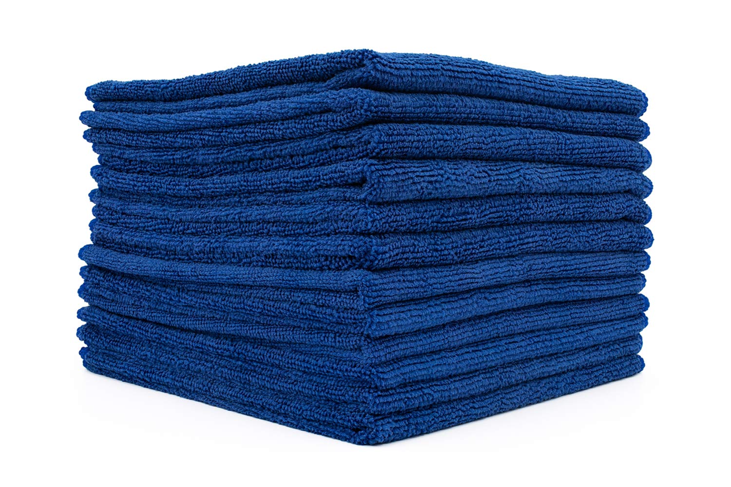 The Rag Company royal blue all-purpose towels 16x16 in a 12-pack for quick, lint-free cleaning