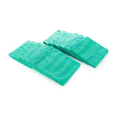 The Rag Company The Pearl towel tagless construction minimizes lint on delicate surfaces.