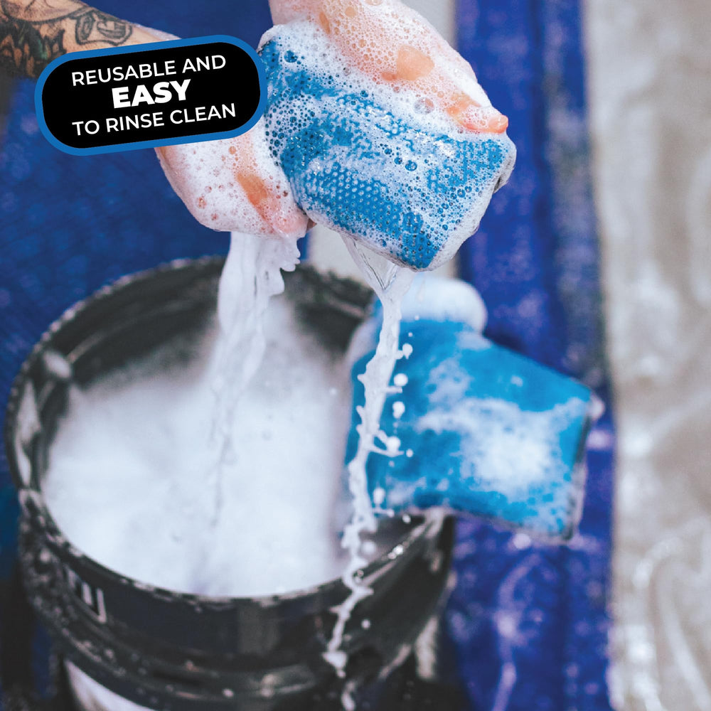 Light overspray addressed with The Rag Company Ultra Clay Scrubber.