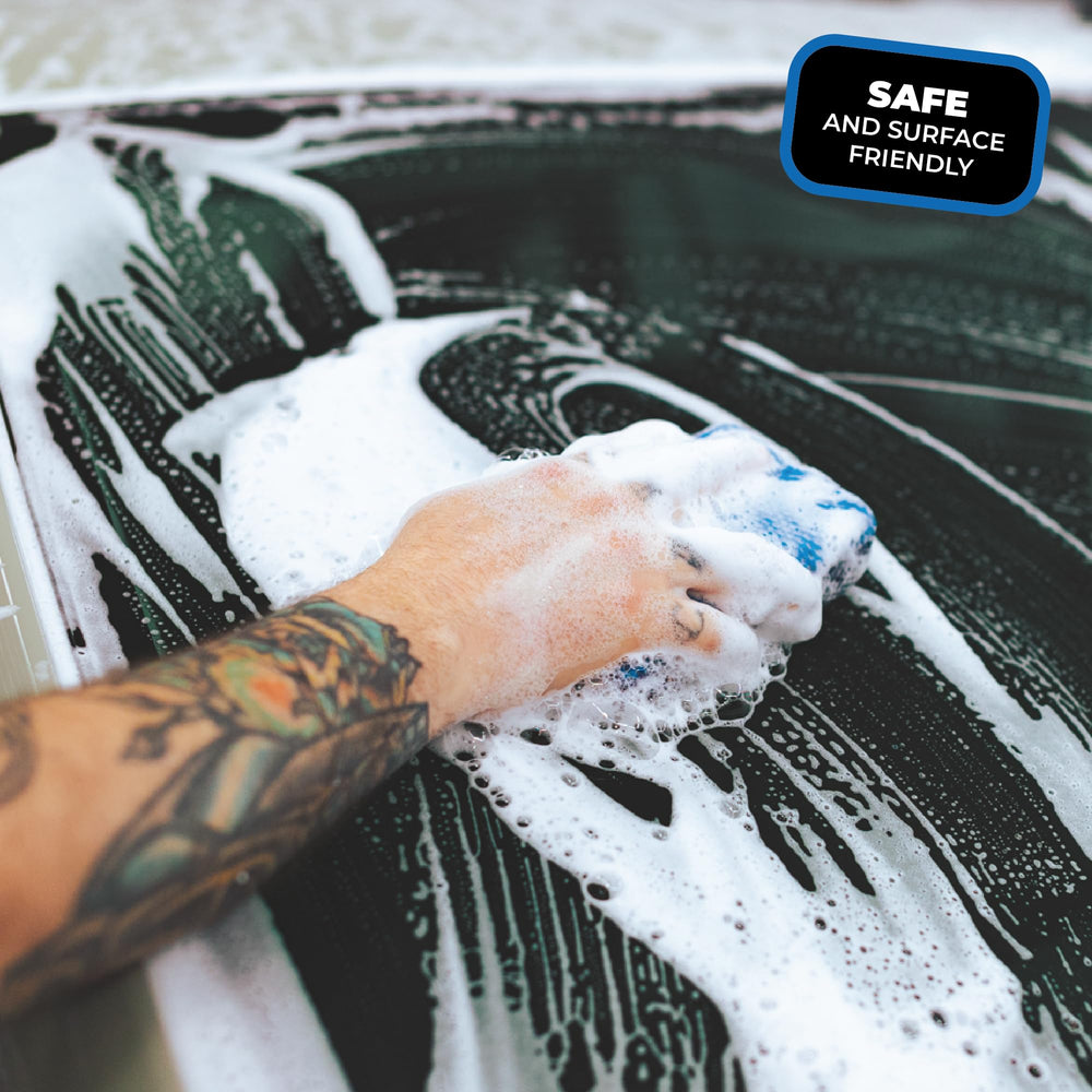 Reusable convenience of The Rag Company Ultra Clay Scrubber for multiple uses.