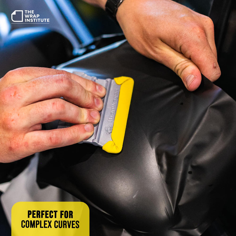 The Wrap Institute Banana Buffer is designed for wet or dry applications.