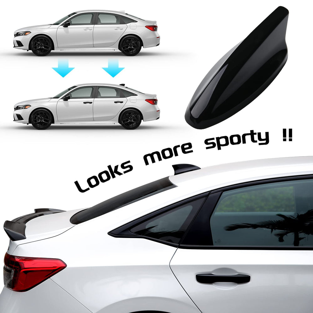 Thenice Accord antenna topper glossy black upgrades your exterior with reliable adhesion