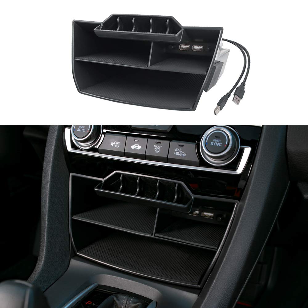 Thenice civic 10th-gen central console coin slot for easy access and coin organization.